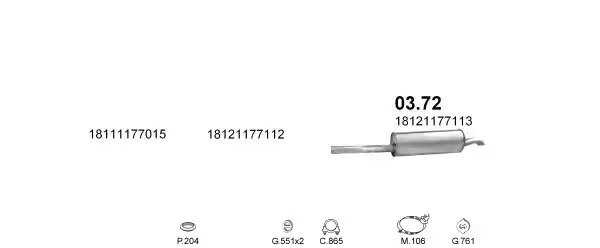 Фильтр PURFLUX A1197