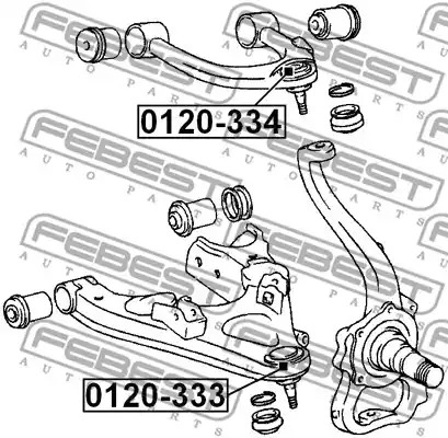 Шарнир FEBEST 0120-333