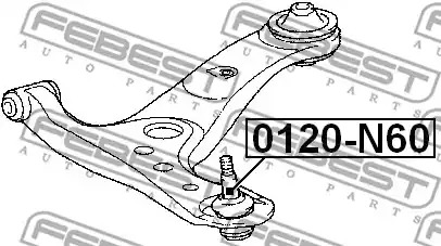 Шарнир FEBEST 0120-N60
