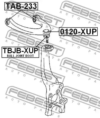 Шарнир FEBEST 0120-XUP