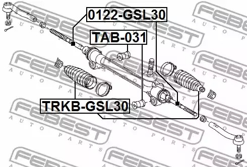 Шарнир FEBEST 0122-GSL30