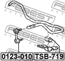 Стойка FEBEST 0123-010