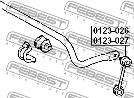 Стойка FEBEST 0123-026