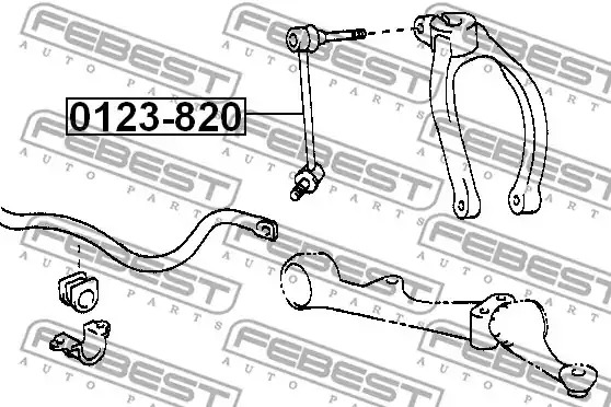 Стойка FEBEST 0123-820