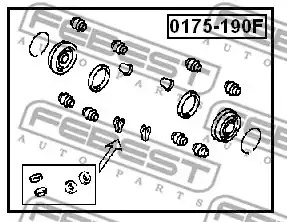 Ремкомплект FEBEST 0175-190F