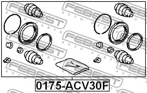 Ремкомплект FEBEST 0175-ACV30F