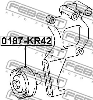 Ролик FEBEST 0187-KR42