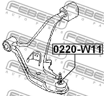Шарнир FEBEST 0220-W11