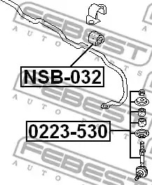 Стойка FEBEST 0223-530