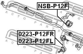 Стойка FEBEST 0223-P12FL