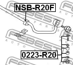 Стойка FEBEST 0223-R20