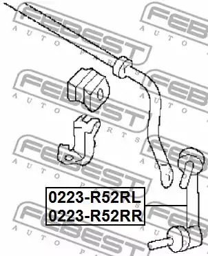 Стойка FEBEST 0223-R52RL