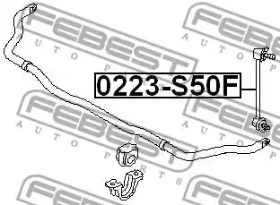 Стойка FEBEST 0223-S50F