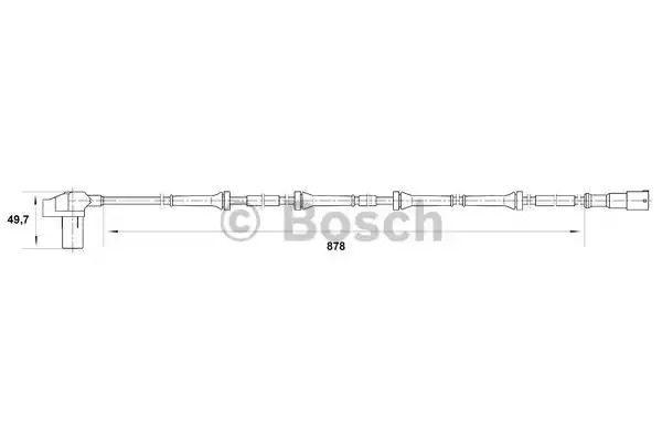 Датчик BOSCH 0 265 006 711 (DF 6, WS6711)