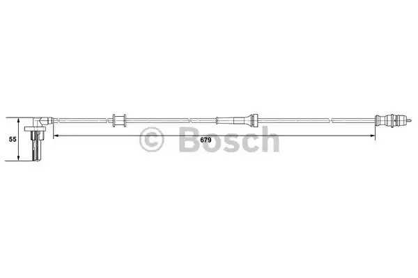 Датчик BOSCH 0 265 007 533 (DF 11, WS7533)