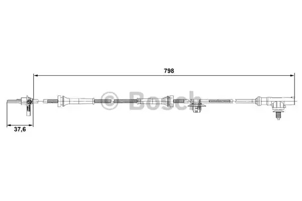 Датчик BOSCH 0 265 007 687 (DF 11, WS7687)