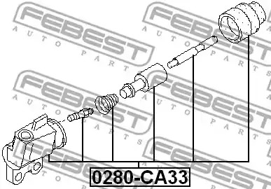 Цилиндр FEBEST 0280-A33