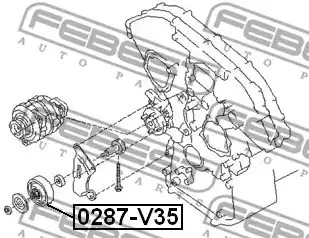 Ролик FEBEST 0287-V35