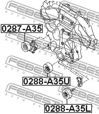 Ролик FEBEST 0288-A35U