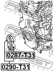 Натяжитель FEBEST 0290-T31