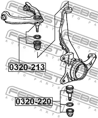 Шарнир FEBEST 0320-213