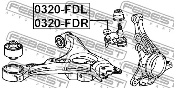 Шарнир FEBEST 0320-FDL