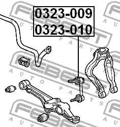 Стойка FEBEST 0323-010