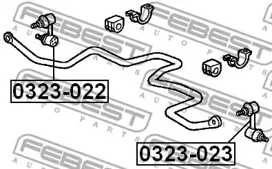 Стойка FEBEST 0323-023