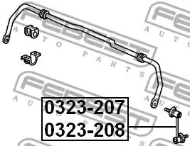 Стойка FEBEST 0323-208