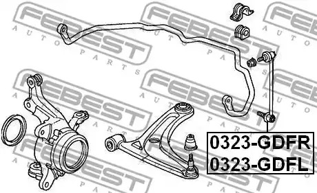 Стойка FEBEST 0323-GDFL