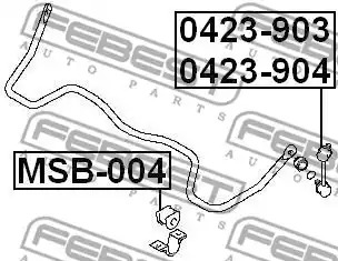 Стойка FEBEST 0423-903