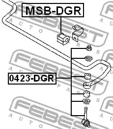 Стойка FEBEST 0423-DGR