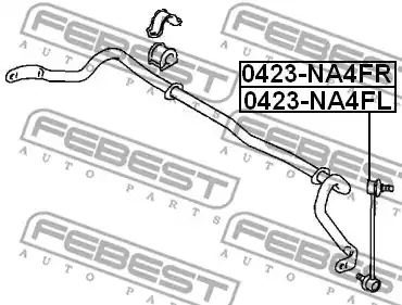 Стойка FEBEST 0423-NA4FL