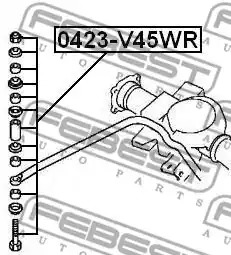 Стойка FEBEST 0423-V45WR