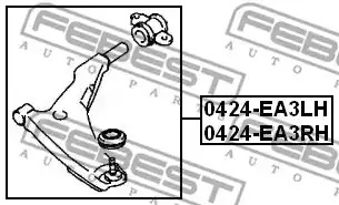 Рычаг независимой подвески колеса FEBEST 0424-EA3LH