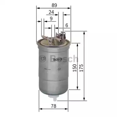 Фильтр BOSCH 0 450 906 267 (N 6267)