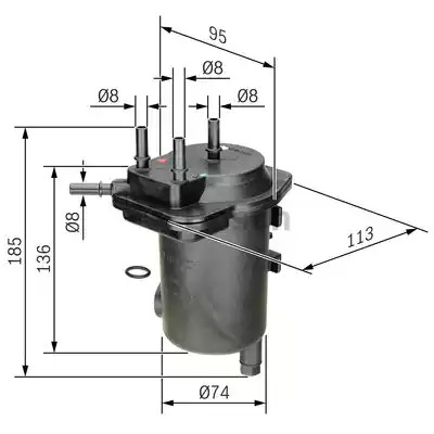 Фильтр BOSCH 0 450 907 011 (N 7011)