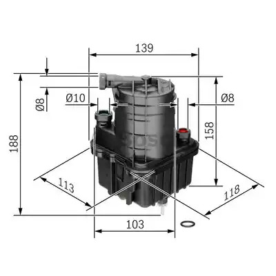 Фильтр BOSCH 0 450 907 016 (N 7016)