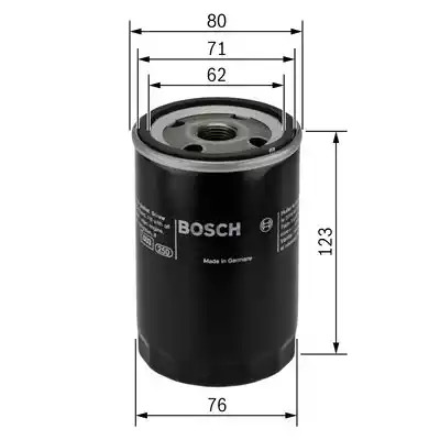 Фильтр BOSCH 0 451 103 086 (P 3086)