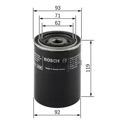 Фильтр BOSCH 0 451 103 278 (P 3278)