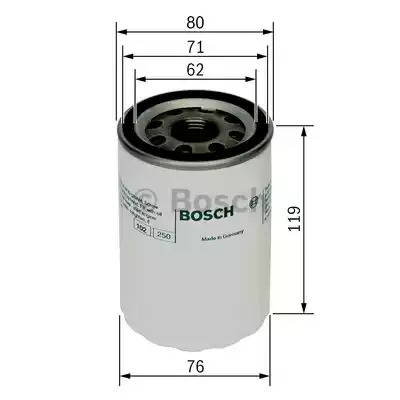 Фильтр BOSCH 0 451 103 335 (P 3335)