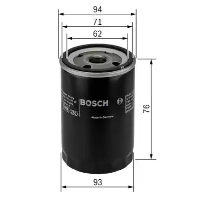 Фильтр BOSCH 0 451 103 341 (P 3341)