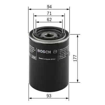 Фильтр BOSCH 0 451 203 001 (FJ/WH 2/12/14, P 3001/1)