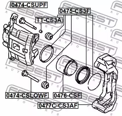 Ремкомплект FEBEST 0475-CS3F