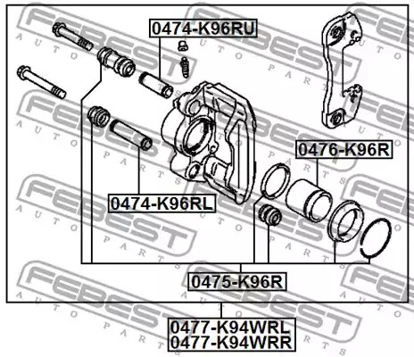 Ремкомплект FEBEST 0475-K96R