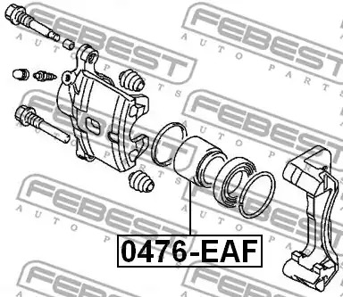 Поршень FEBEST 0476-EAF