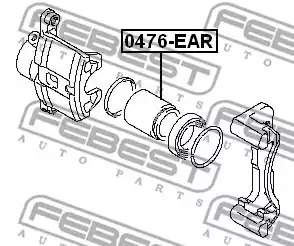 Поршень FEBEST 0476-EAR