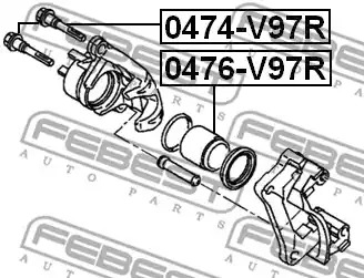 Поршень FEBEST 0476-V97R