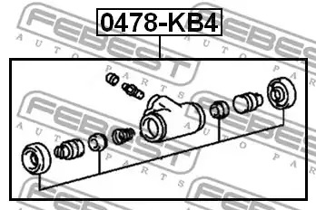 Цилиндр FEBEST 0478-KB4