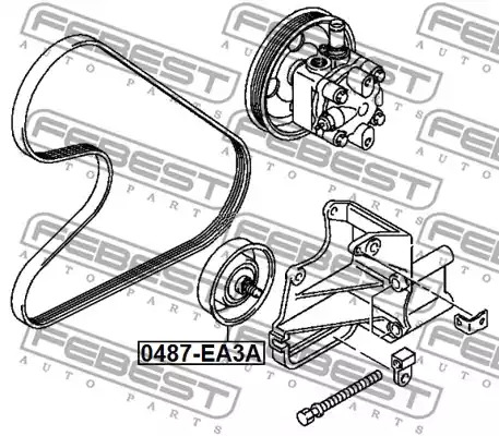 Ролик FEBEST 0487-EA3A